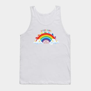 Charity - Supershoes Rainbow- Childhood Cancer Awareness Tank Top